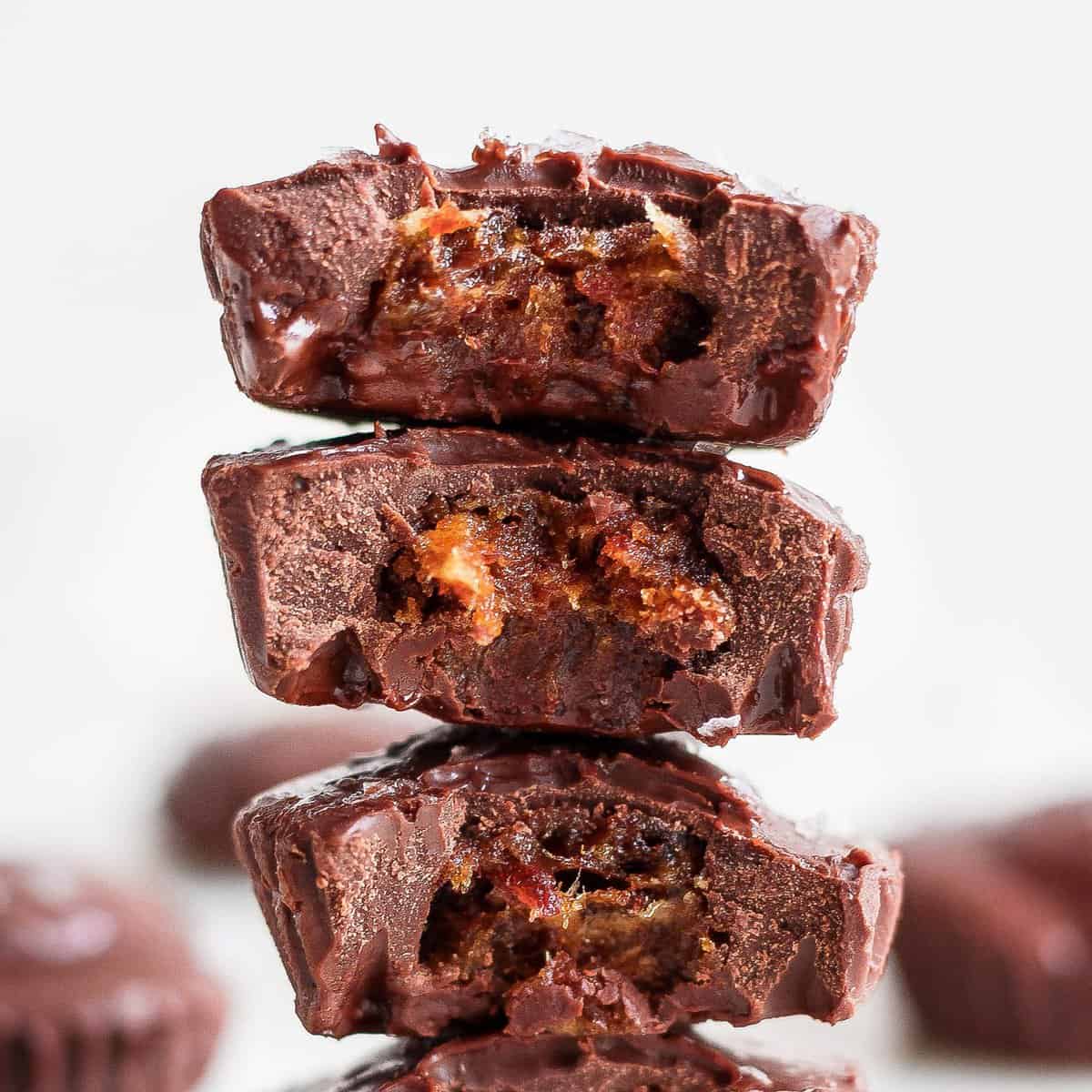 Ditch Store-Bought Candy: Easy Salted Caramel Date Cups